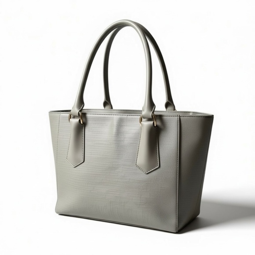 ✨ Dagne Dover Signature Tote Taupe Pre-2020 Classic EUC Luxe Hardware Work Bag